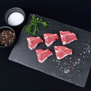 Premium New Zealand lamb chops ready for grilling