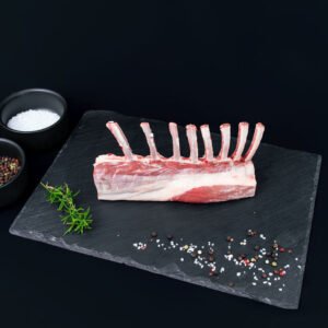 Premium New Zealand lamb racks ready for roasting