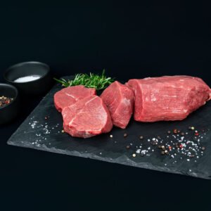 Premium fatless boneless beef cut, fresh and lean